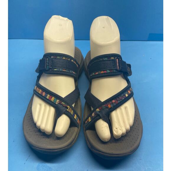 Skechers Outdoor Lifestyle Women's Sandals Size 7 Multi-Colored Chevron Aztec - Picture 2 of 9